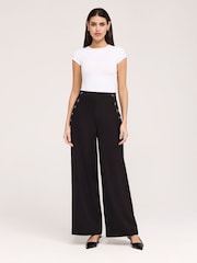 Finery Nellie Twill Wide Leg Trousers - Slika 3 od 4