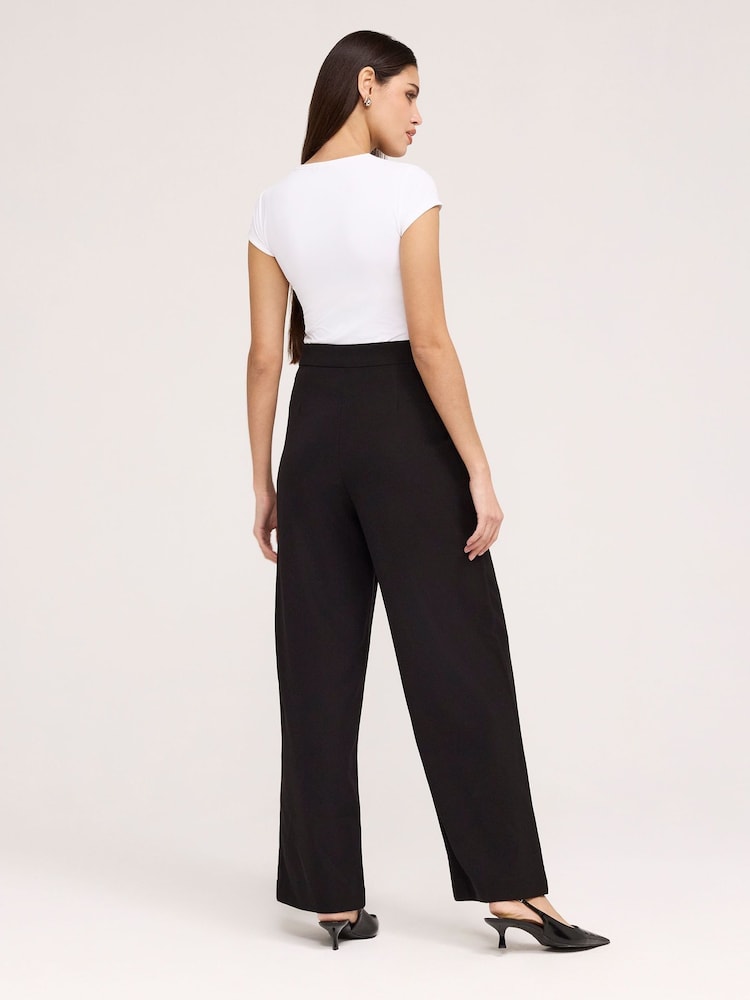 Finery Nellie Twill Wide Leg Trousers - Slika 4 od 4