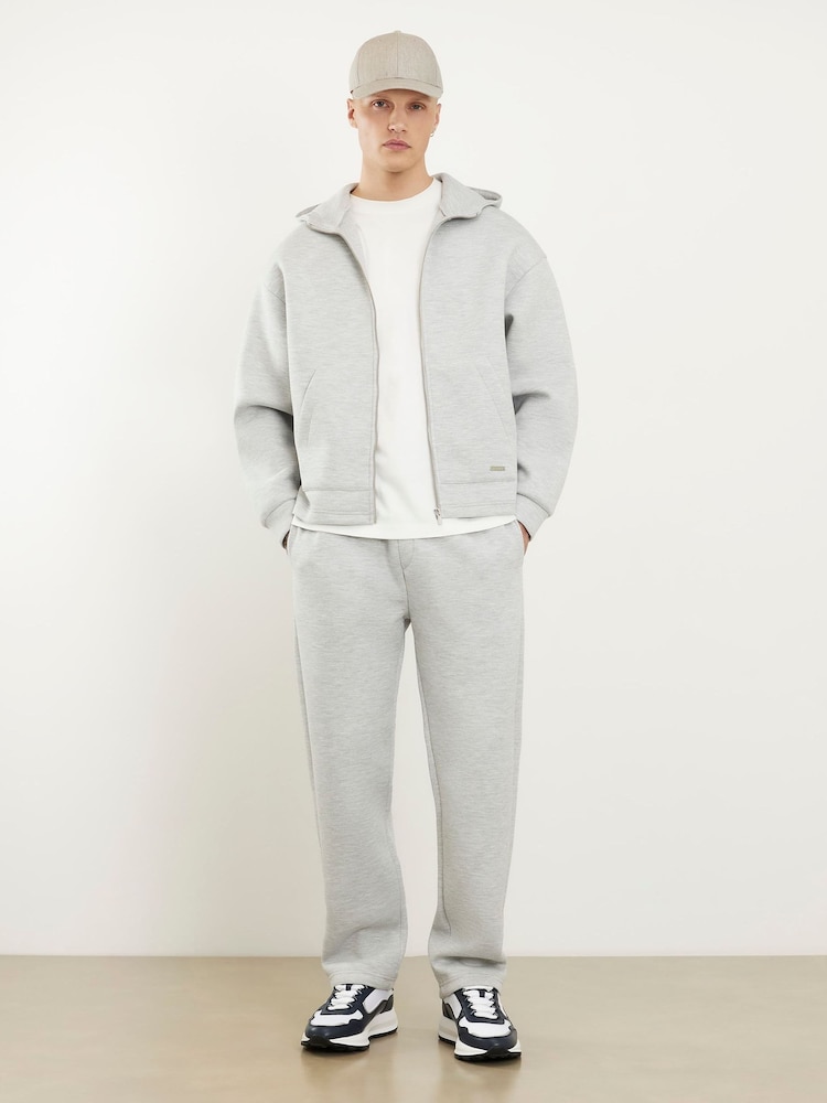 River Island Oversized Zip Through Scuba Hoodie - صورة 2 من 4