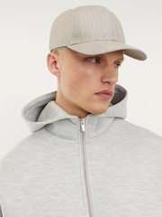 River Island Oversized Zip Through Scuba Hoodie - صورة 3 من 4