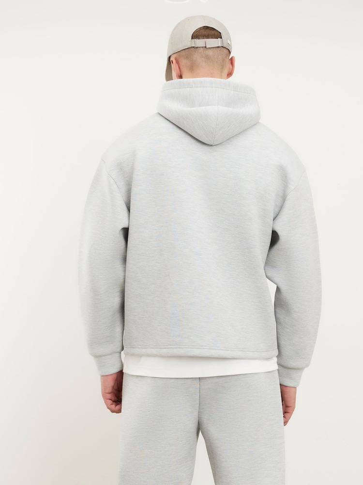 River Island Oversized Zip Through Scuba Hoodie - صورة 4 من 4