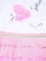 Miss Light Pink Sequin Embroidery Floral Tutu Dress - Image 3 of 3