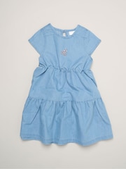 Miss Blue Floral Print And Chambray Dresses 2 Pack - Image 3 of 4