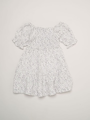 Miss Blue Floral Print And Chambray Dresses 2 Pack - Image 4 of 4