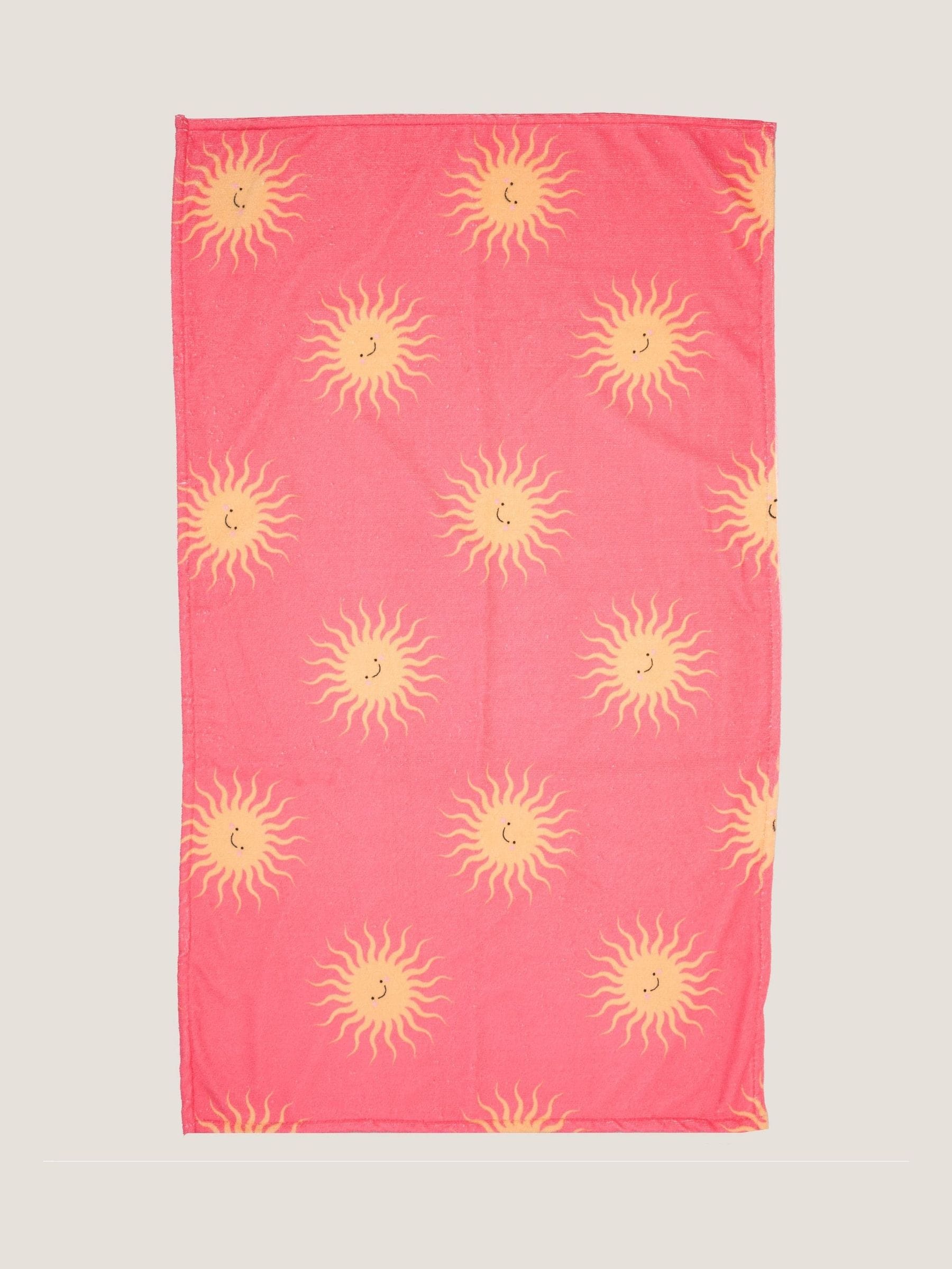 Buy Miss Orange Stripe Swimsuit With Flower Towel And Sunglasses
