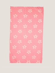 Miss Pink Stripe Swimsuit With Flower Towel And Sunglasses Set - Image 5 of 5