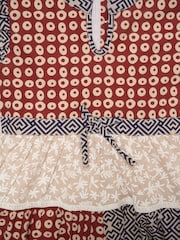 Miss White Aztec Patchwork Dress - Image 3 of 3