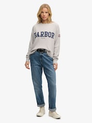 Γκρι - Superdry Αθλητικό Essential Γραφικό Μακρυμάνικη Μπλούζα - Εικόνα 5 από 8