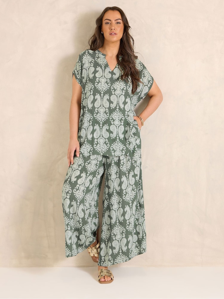 Majica s kratkimi rokavi in razporkom na ovratniku Evans - Slika 2 iz 5