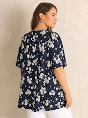 Evans topp med plissert front og engelermer - Bilde 2 av 5