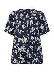 Evans topp med plissert front og engelermer - Bilde 5 av 5