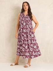 Evans Red Henley Maxi Dress - Image 2 of 5