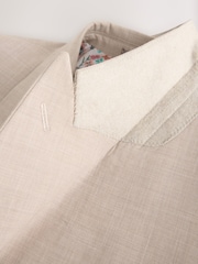 石感灰 - Double Breasted Tailored Fit Motionflex Stretch Suit Jacket - 圖片 4，共 6