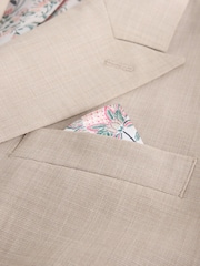 石感灰 - Double Breasted Tailored Fit Motionflex Stretch Suit Jacket - 圖片 5，共 6