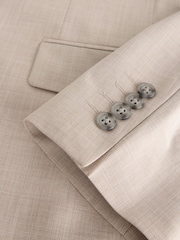 石感灰 - Double Breasted Tailored Fit Motionflex Stretch Suit Jacket - 圖片 6，共 6