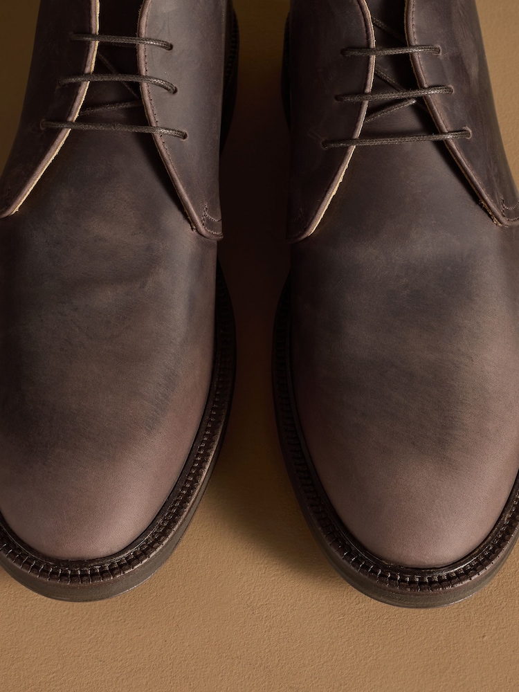 Russell & Bromley Brown Chorley Chukka Boots - Image 7 of 7