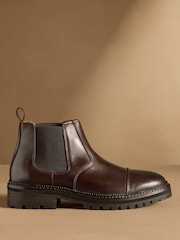 Russell & Bromley Brown Keswick Chelsea Boots - Image 2 of 7