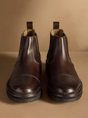 Russell & Bromley Brown Keswick Chelsea Boots - Image 3 of 7