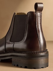 Russell & Bromley Brown Keswick Chelsea Boots - Image 6 of 7