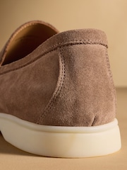 Russell & Bromley Brown Carmel Soft Loafers - Image 5 of 7