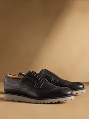 Russell & Bromley Black Warden Hybrid Brogue - Image 1 of 7
