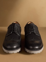 Russell & Bromley Black Warden Hybrid Brogue - Image 3 of 7