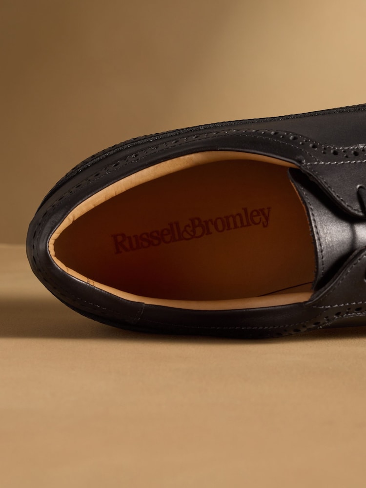 Russell & Bromley Black Warden Hybrid Brogue - Image 7 of 7