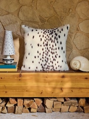 Poodle & Blonde White Dalmation Spot Cushion - Image 2 of 3
