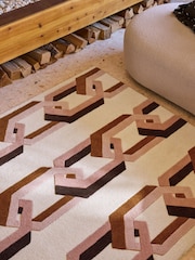 Poodle & Blonde Natural Chain of Fools Rug - Image 2 of 5