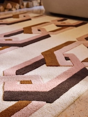 Poodle & Blonde Natural Chain of Fools Rug - Image 3 of 5