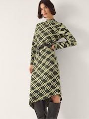 Monsoon Claudia Check Knit Midi Dress - 7的图像3｝