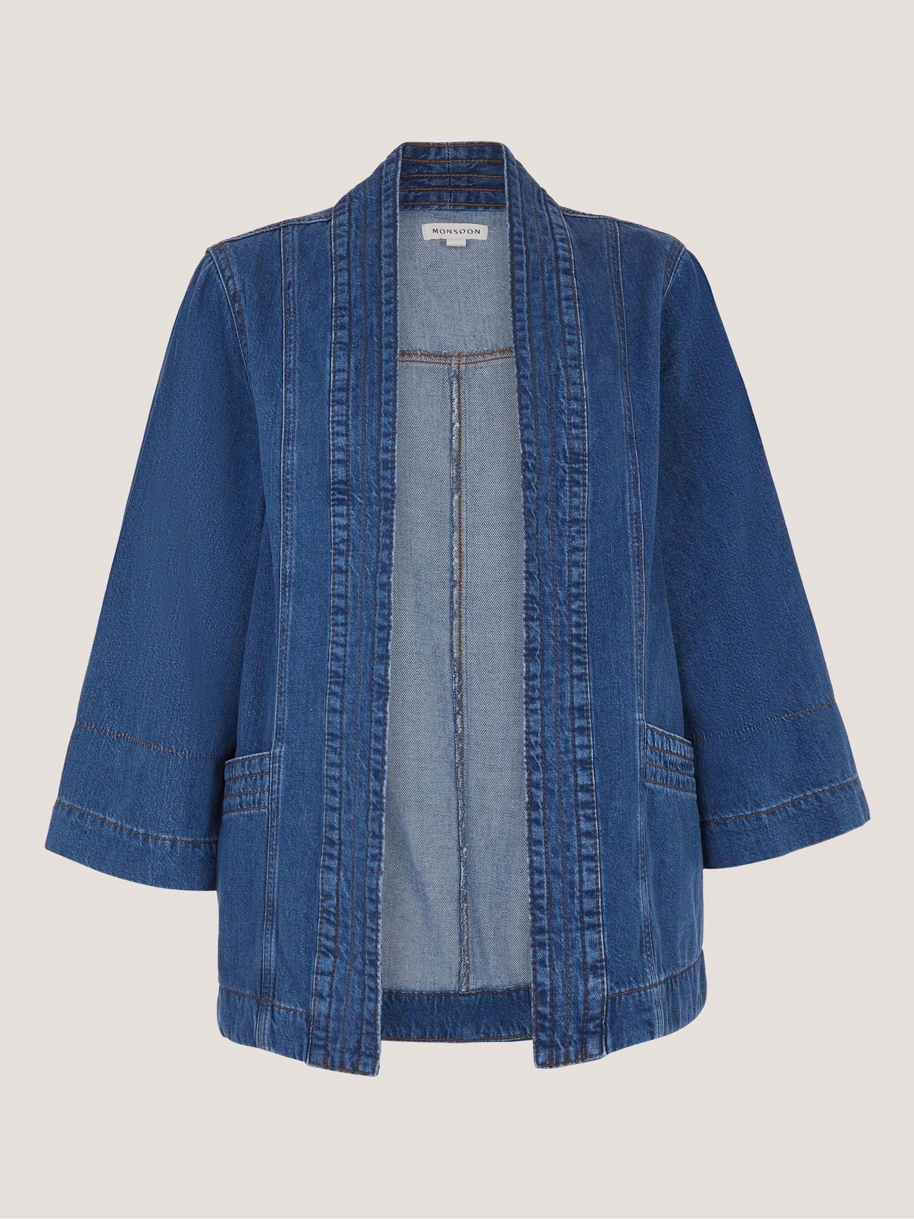 Monsoon Blue Lorna Kimono Denim Jacket