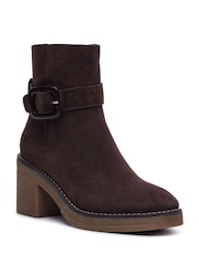 Hush Puppies Brown Fearne Buckle Boot - Image 5 of 6