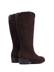 Hush Puppies Chocolate Isabella Long Boots - Image 3 of 6