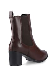 Hush Puppies Brown Camellia Heeled Boot - Image 5 of 6