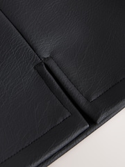 Black Faux Leather Mini Skirt - Image 7 of 8