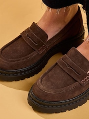 Hush Puppies Brown Odessa Loafers - Image 4 of 5