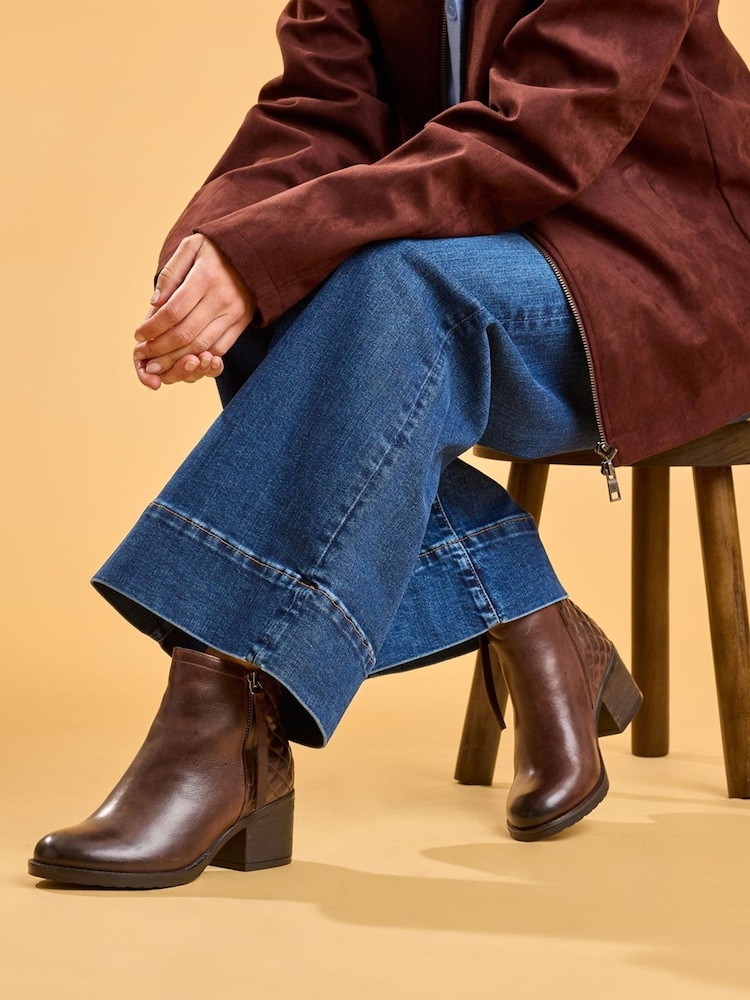 Hush Puppies Brown Halia Ankle Boots - Image 1 of 6 Hush Puppies Brown Halia Ankle Boots - Image 1 of 6