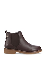 Hush Puppies Brown Maddy Leather Boots - Image 1 of 4