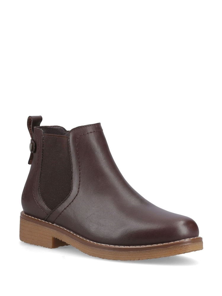 Hush Puppies Brown Maddy Leather Boots - Image 2 of 4
