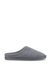 Hush Puppies Grey Calvin Mule Slippers - Image 1 of 1