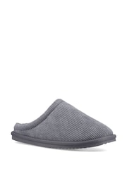 Hush Puppies Grey Calvin Mule Slippers - Image 2 of 3