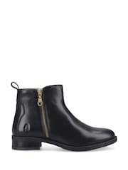 Hush Puppies Black Perry Zip Boots - Image 1 of 3