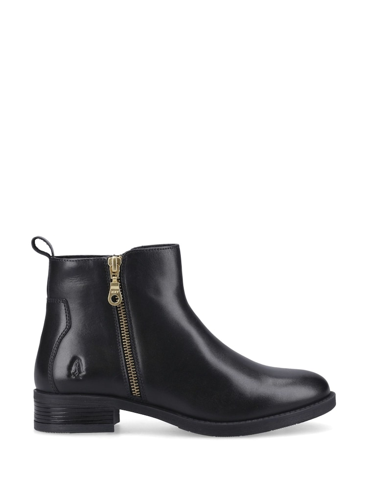 Hush Puppies Black Perry Zip Boots - Image 1 of 3 Hush Puppies Black Perry Zip Boots - Image 1 of 3