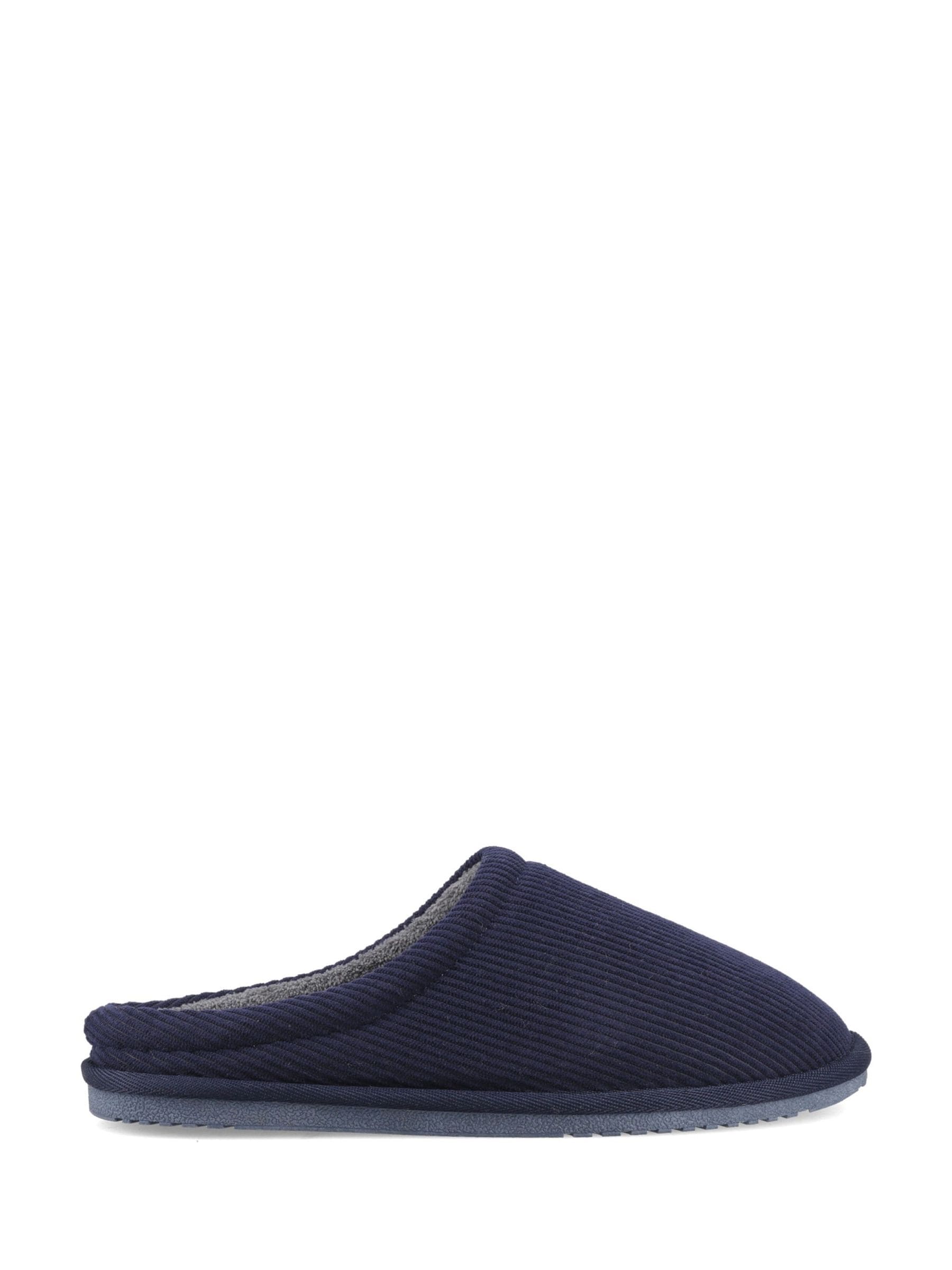 Hush Puppies Men's Blue Calvin Mule Slippers