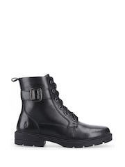 Hush Puppies Black Teagan Biker Boots - Image 1 of 2