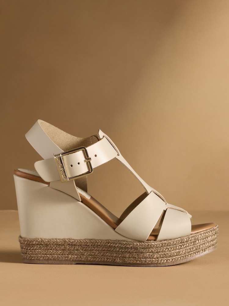 Russell & Bromley Havana Espadrille Wedges - Image 2 of 7