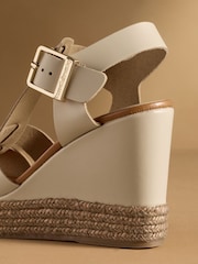 Russell & Bromley Havana Espadrille Wedges - Image 6 of 7