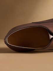 Russell & Bromley Brown Cumulus Leather Toe Cap Oxford Shoes - Image 5 of 7