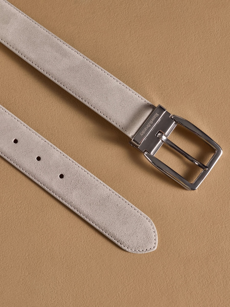 Gri - Russell & Bromley Tango Classic Buckle Belt - Imaginea 4 din 4